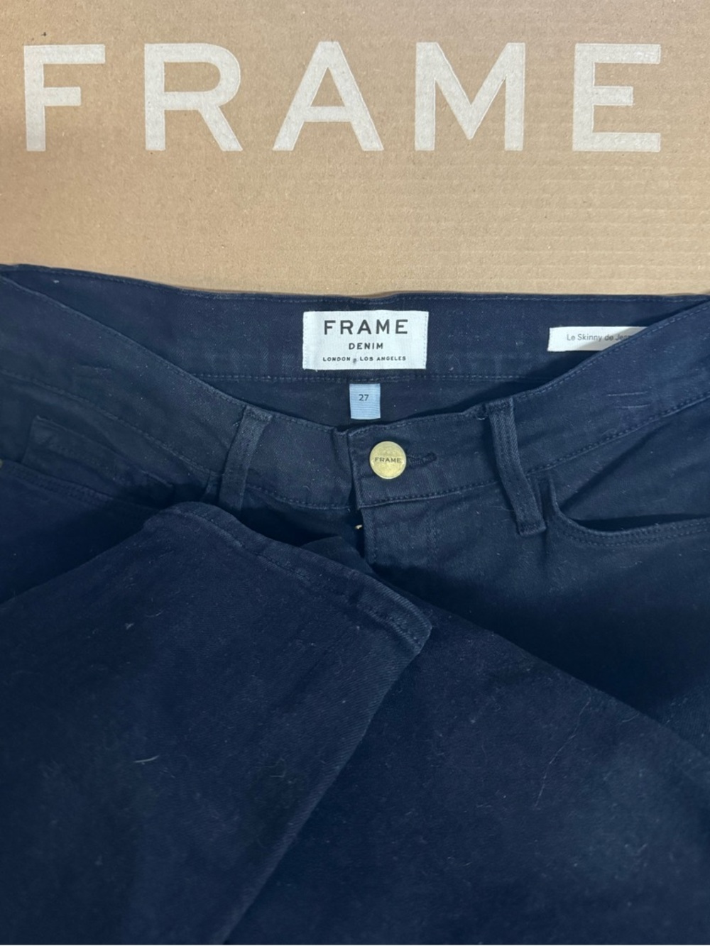 FRAME Denim 💯% Authentic LE Skinny DE Jeanne Jeans Pre-loved EUC - Size 27